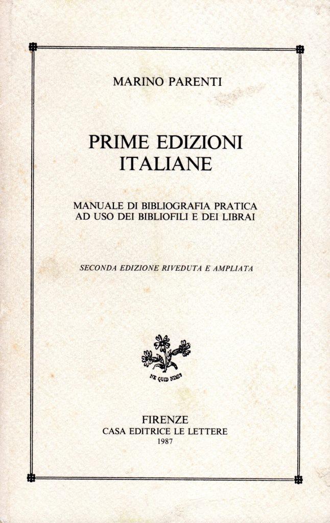 Prime edizioni italiane