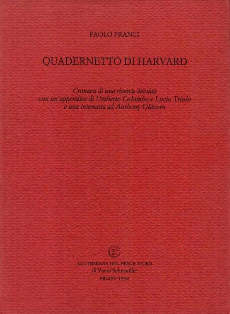 Quadernetto di Harvard