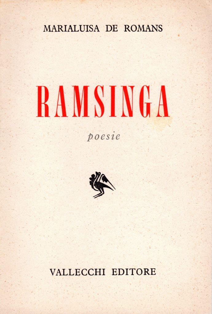 Ramsinga (dedica dell'autore a Enrico Vallecchi)