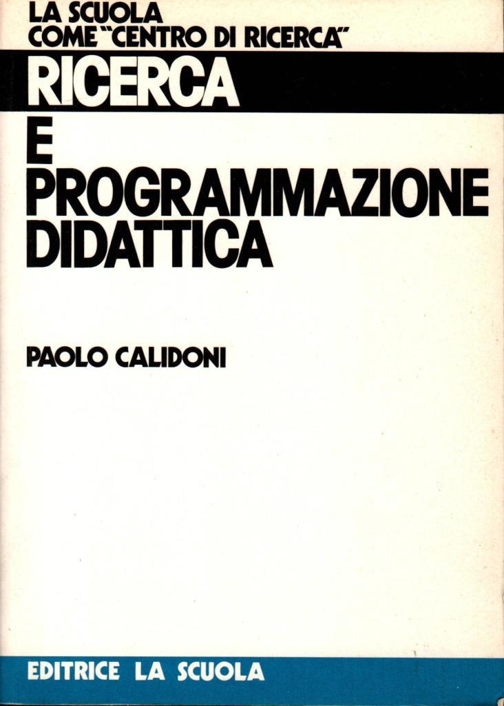 Ricerca e programmazione didattica