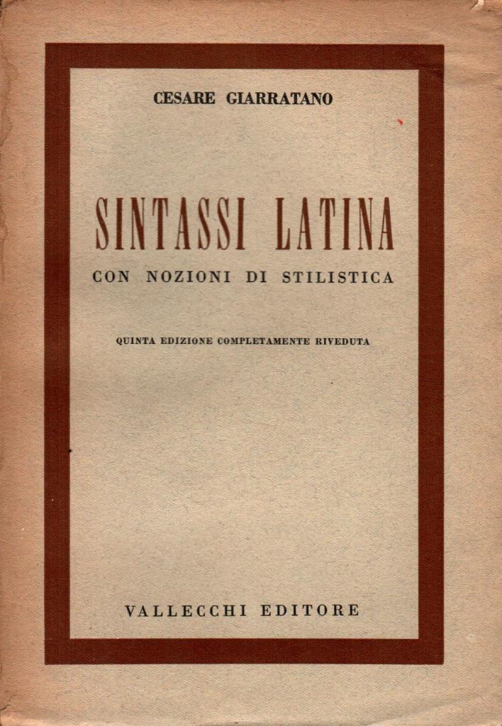 Sintassi latina