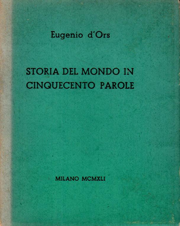 Storia del mondo in cinquecento parole