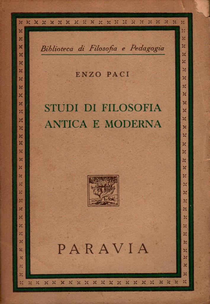 Studi di filosofia antica e moderna