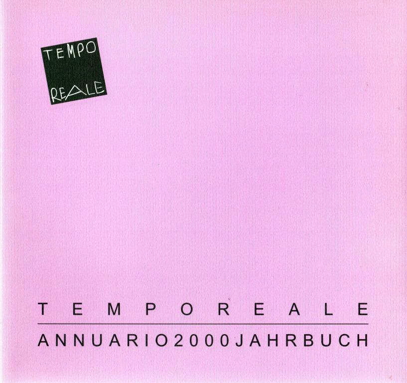 Temporeale. Annuario 2000