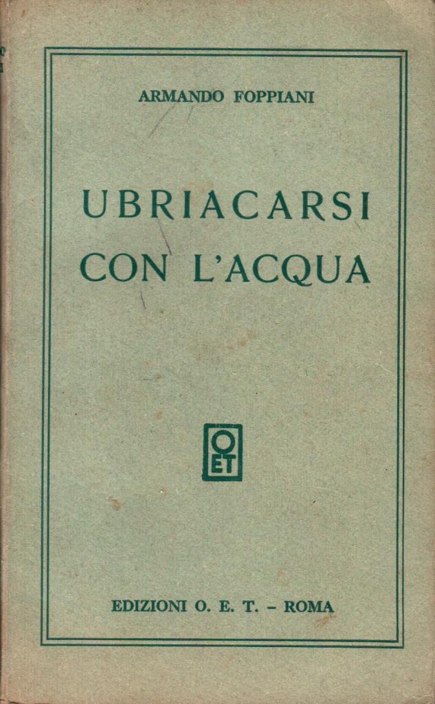 Ubriacarsi con l'acqua
