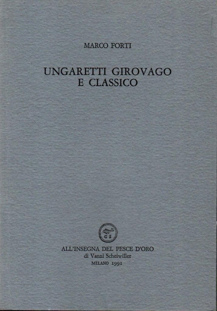 Ungaretti girovago e classico