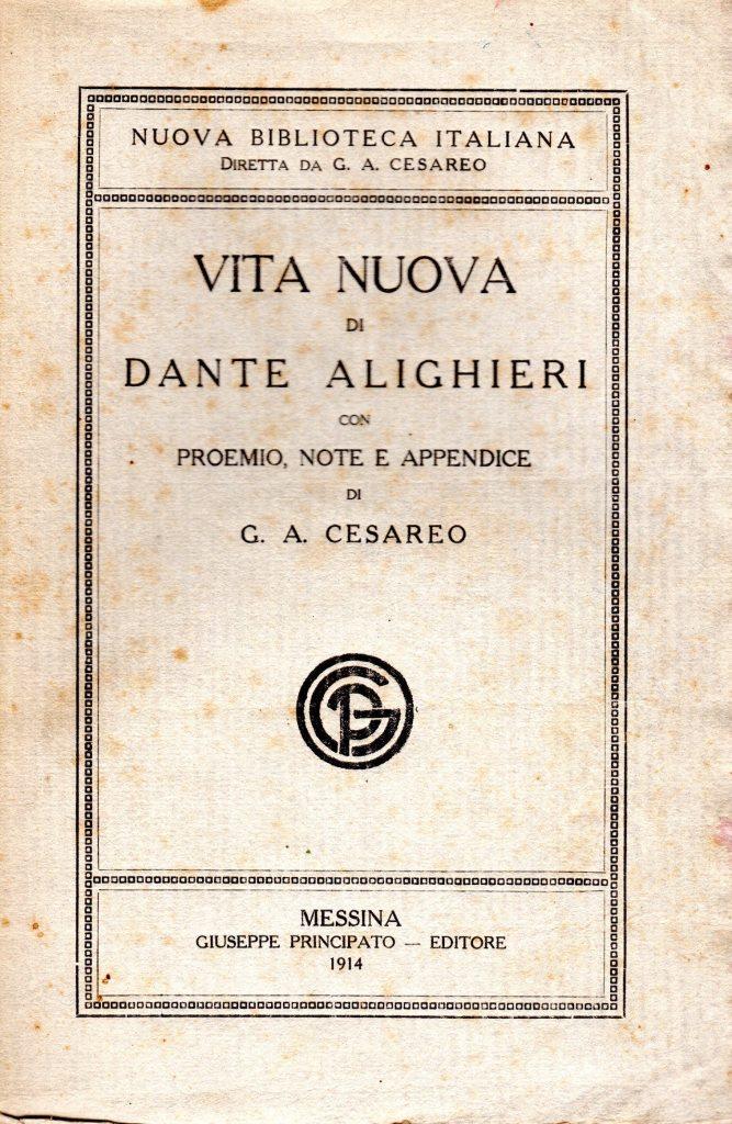 Vita nuova di Dante Alighieri