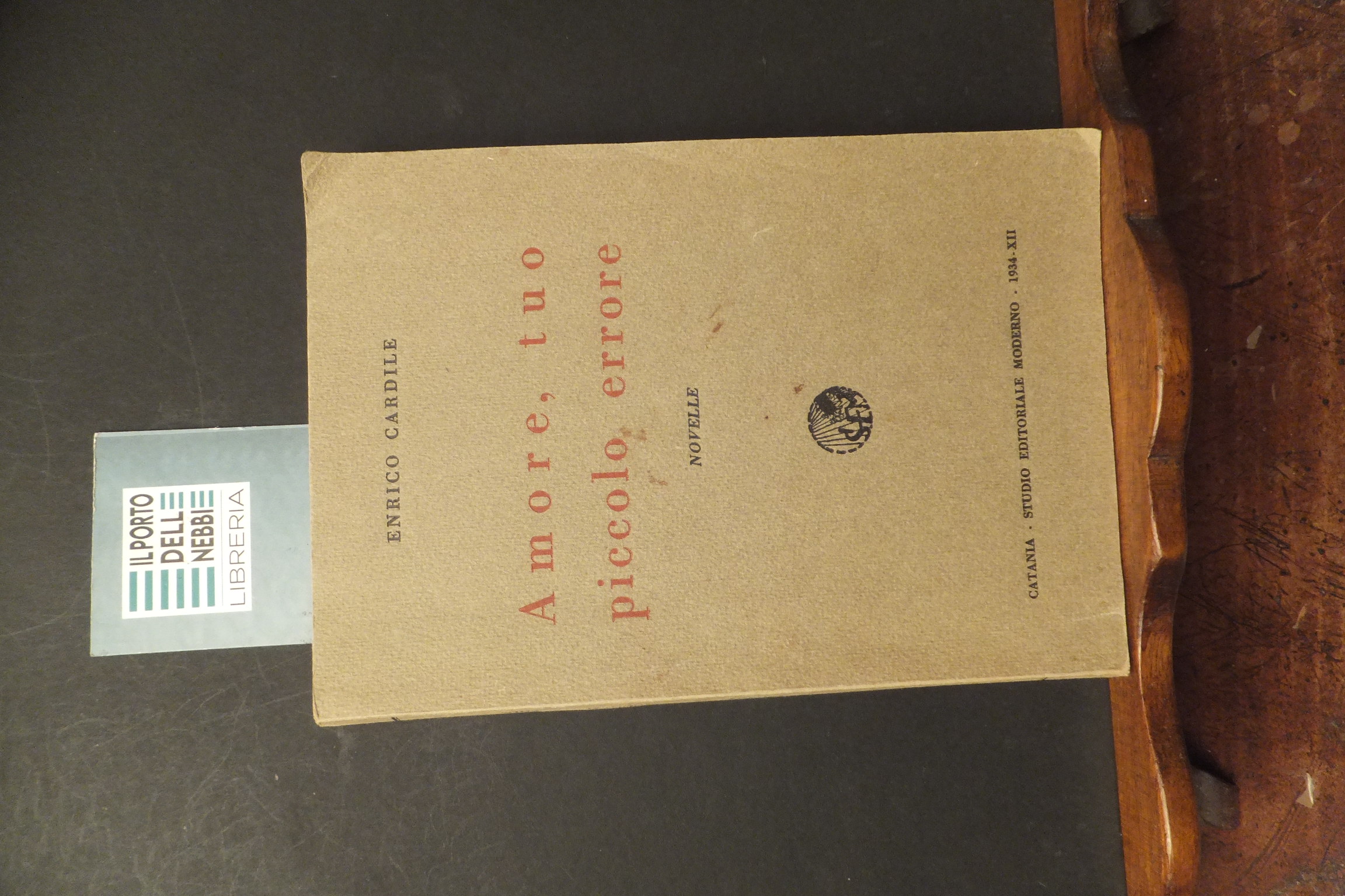 AMORE TUO PICCOLO ERRORE NOVELLE ENRICO CARDILE AUTOGRAFO