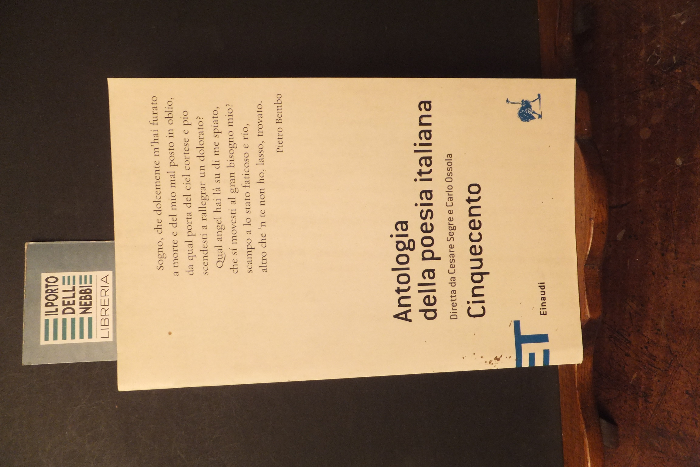 ANTOLOGIA DELLA POESIA ITALIANA CINQUECENTO