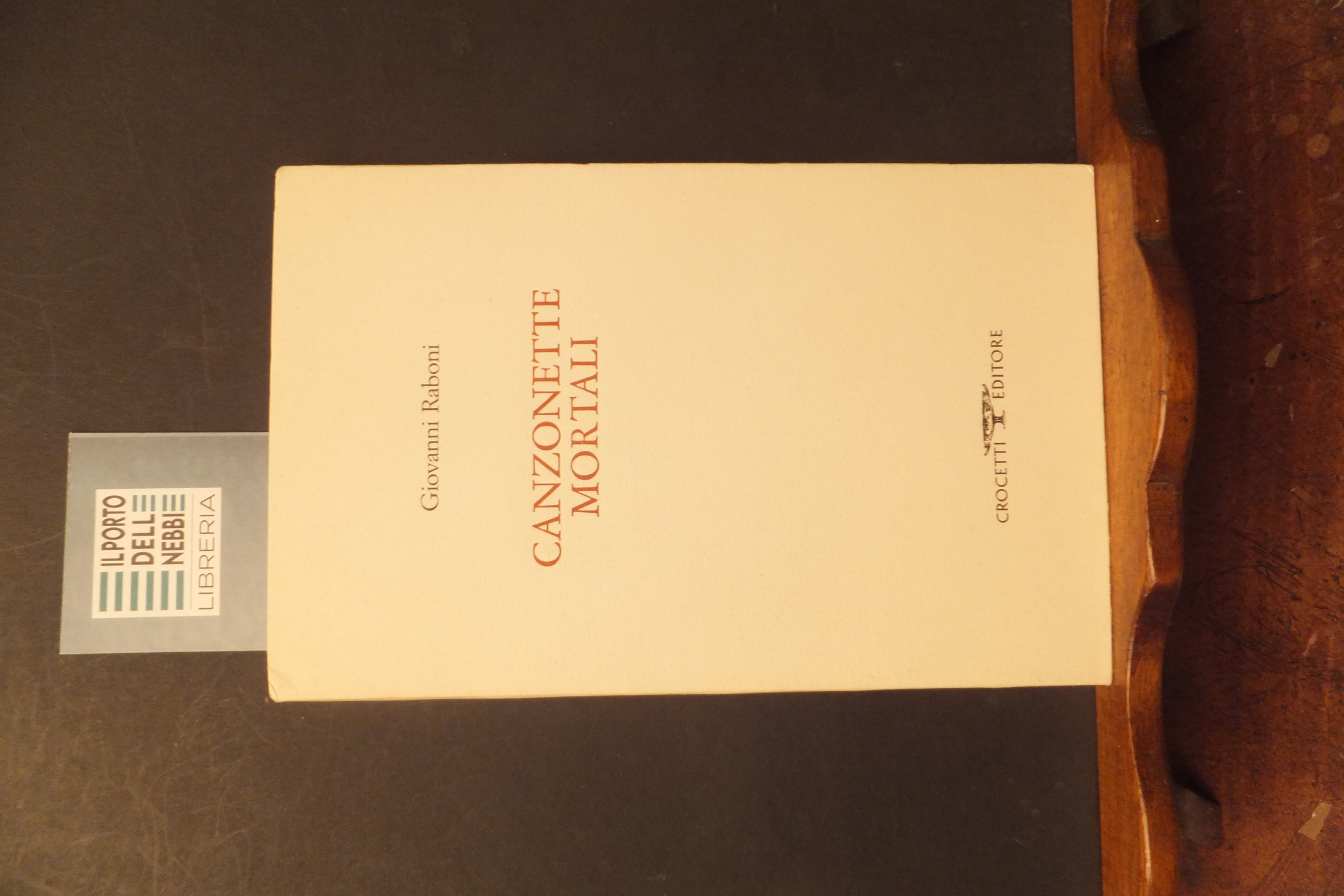 CANZONETTE MORTALI GIOVANNI RABONI