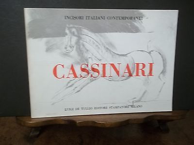 CASSINARI I CAVALLI-INCISORI ITALIANI CONTEMPORANEI -TULLIO ED.1972- MARSAN