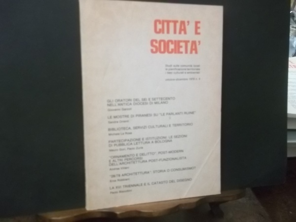 CITTA' E SOCIETA'