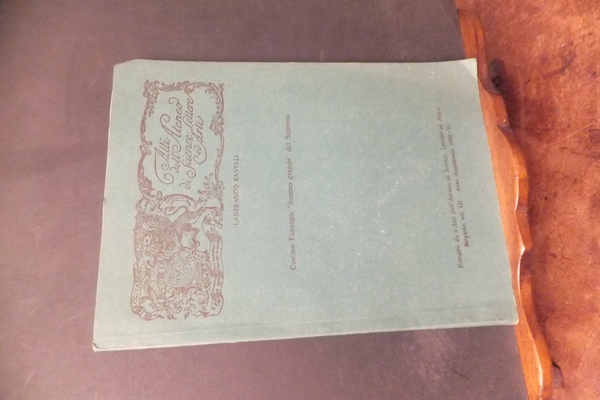 COSIMO FANZAGO HOMO GRANDE DEL SEICENTO