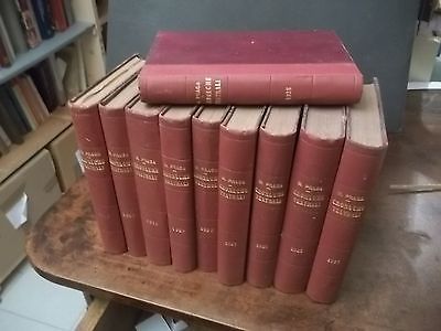 CRONACHE TEATRALI MARCO PRAGA 1919/20/21/22/23/24/25/26/27/28- 8 VOLUMI