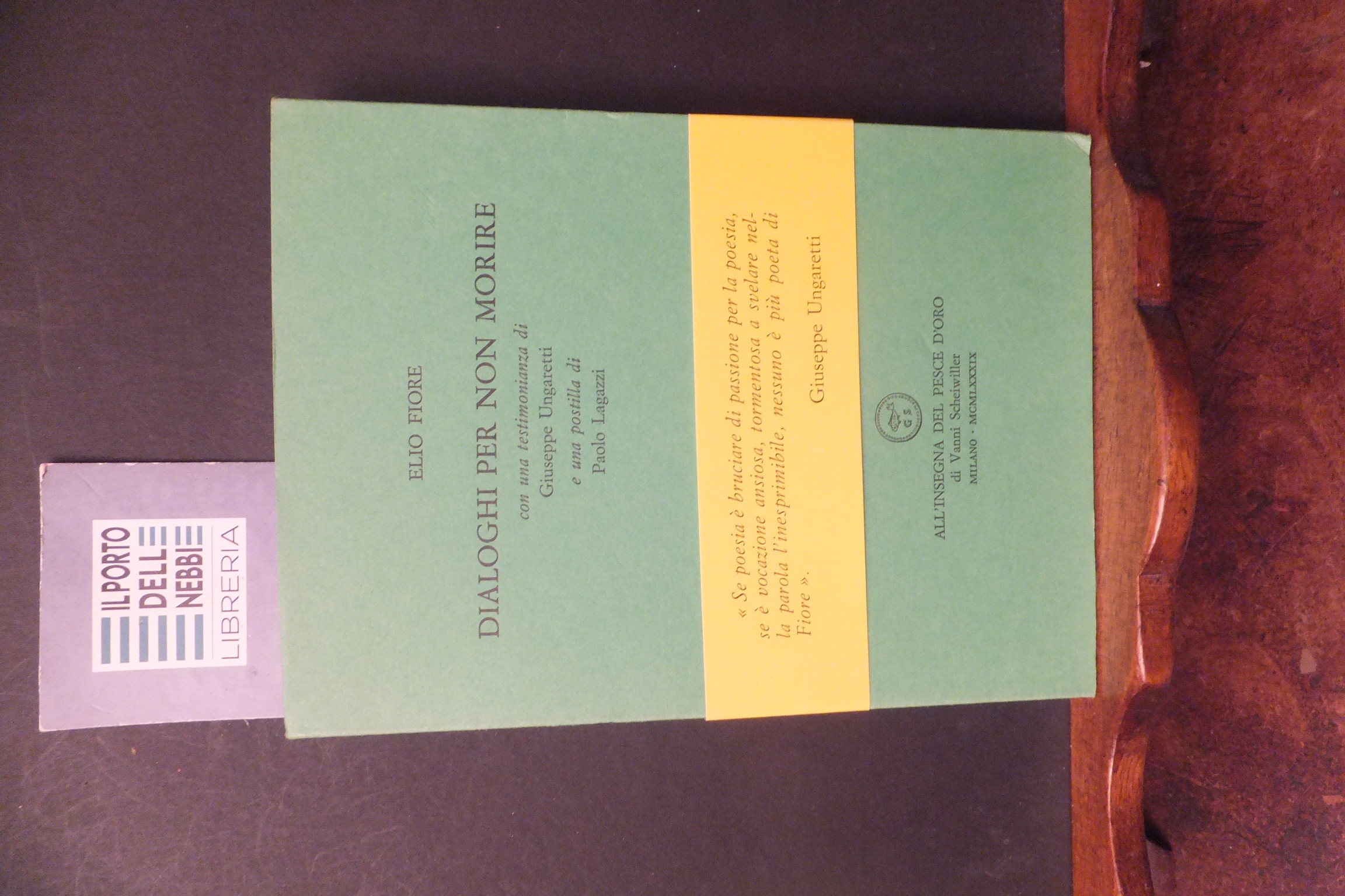 DIALOGHI PER NON MORIRE ELIO FIORE