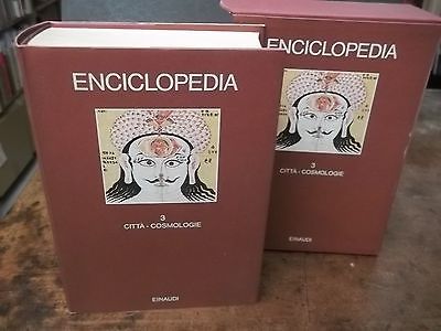 ENCICLOPEDIA EINAUDI-1978-3- CITTà-COSMOLOGIE-
