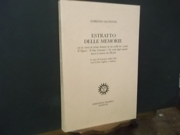 ESTRATTO DELLE MEMORIE