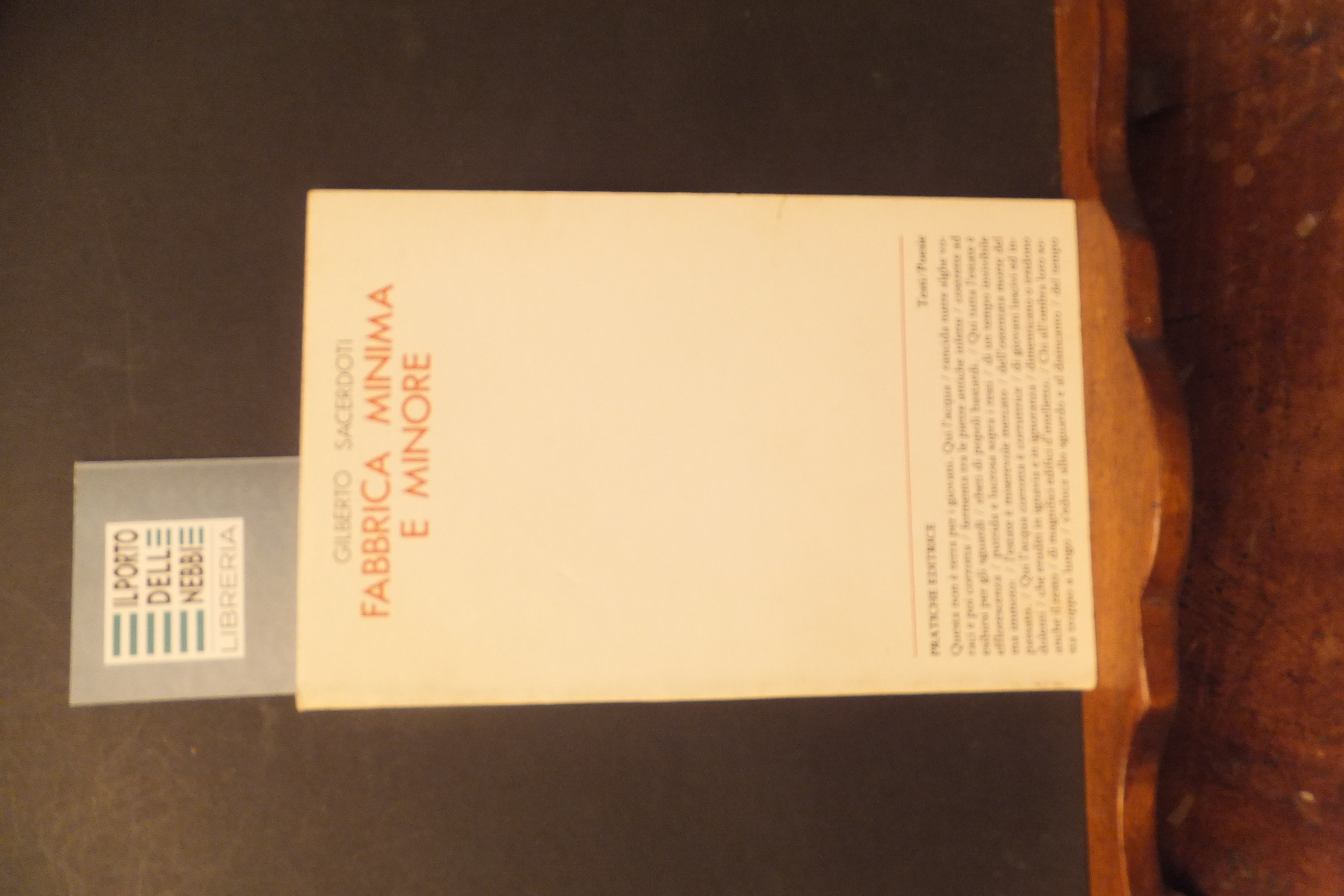 FABBRICA MINIMA E MINORE