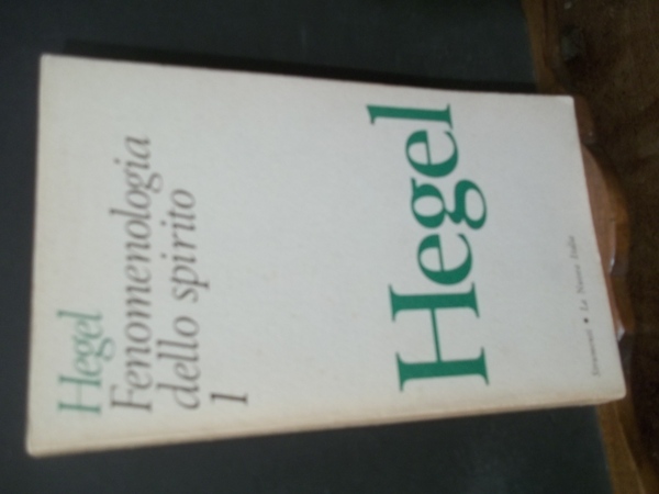 FENOMENOLOGIA DELLO SPIRITO /1