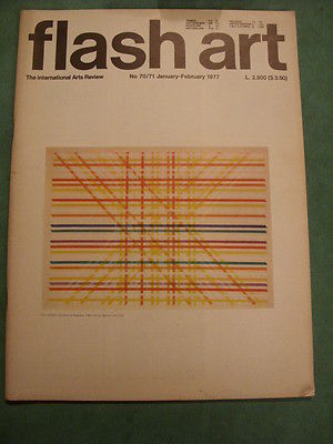 FLASH ART - N. 70-71 GENNAIO/FEBBRAIO 1977