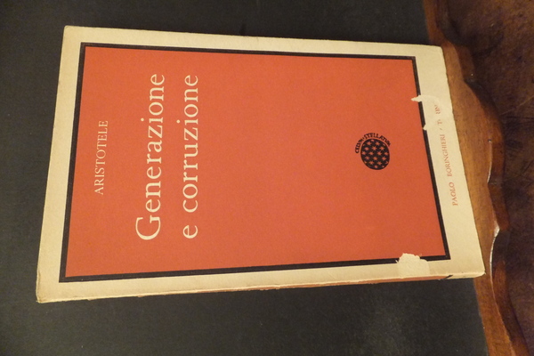 GENERAZIONE E CORRUZIONE