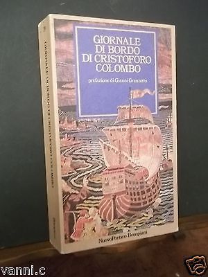 GIORNALE DI BORDO DI CRISTOFORO COLOMBO -BOMPIANI-1985
