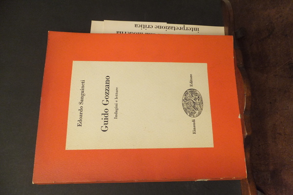 GUIDO GOZZANO INDAGINI E LETTURE