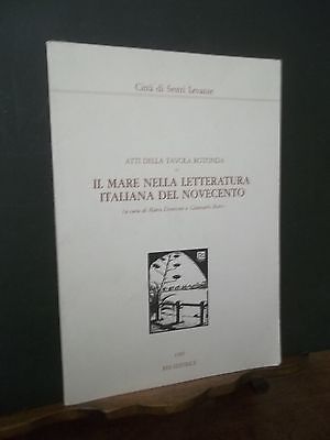 IL MARE NELLA LETTERATURA ITALIANA DELL'OTTOCENTO ATTI DELLA TAVOLA ROTONDA …