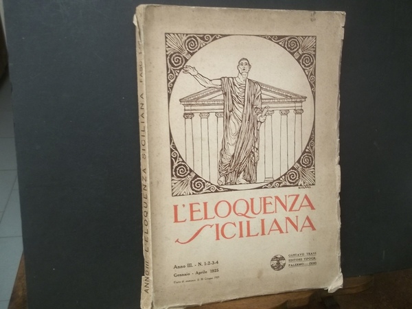 L'ELOQUENZA SICILIANA ANNO III N. 1-2-3-4 GENNAIO APRILE 1925