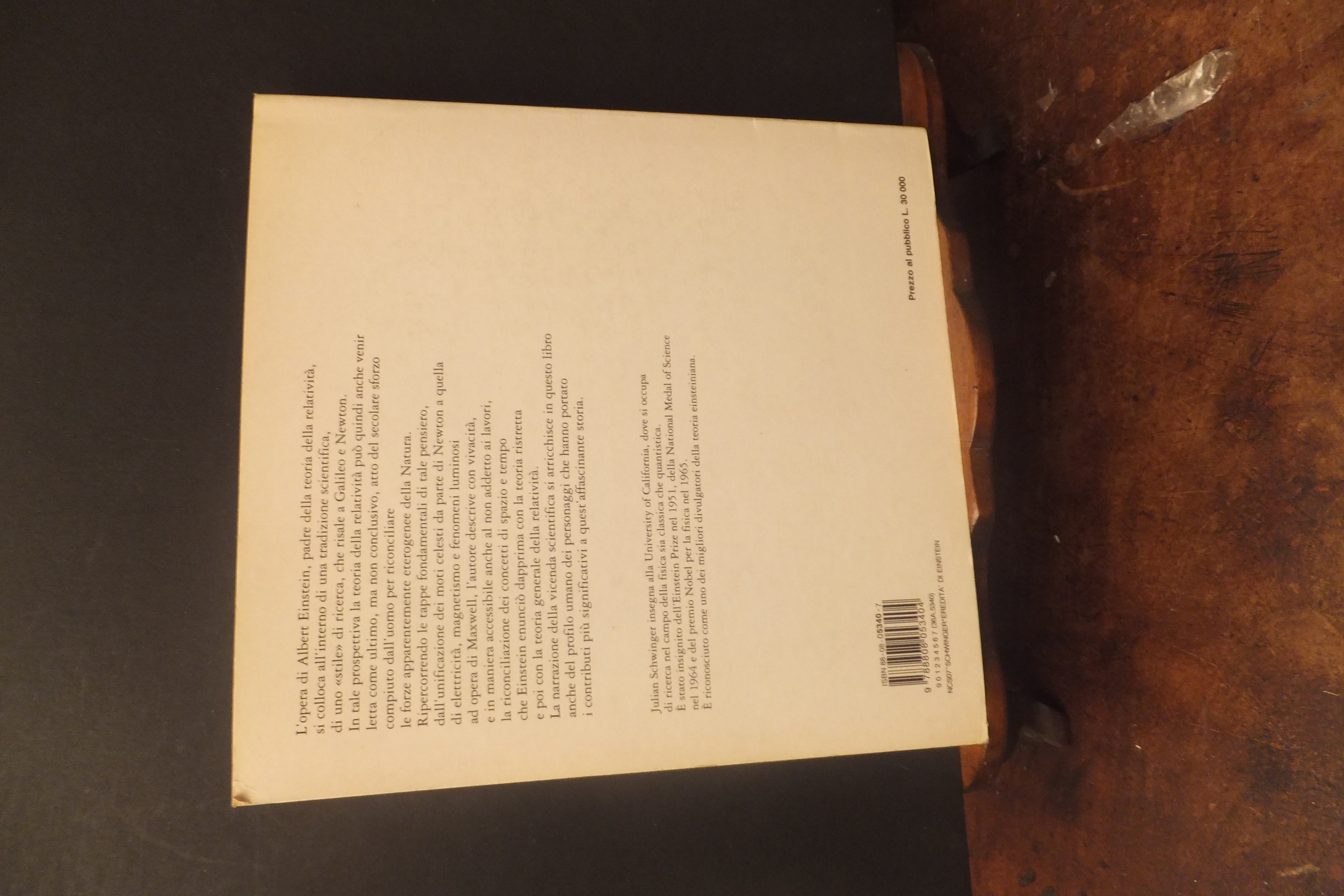 L'EREDITA' DI EINSTEIN JULIAN SCHWINGER