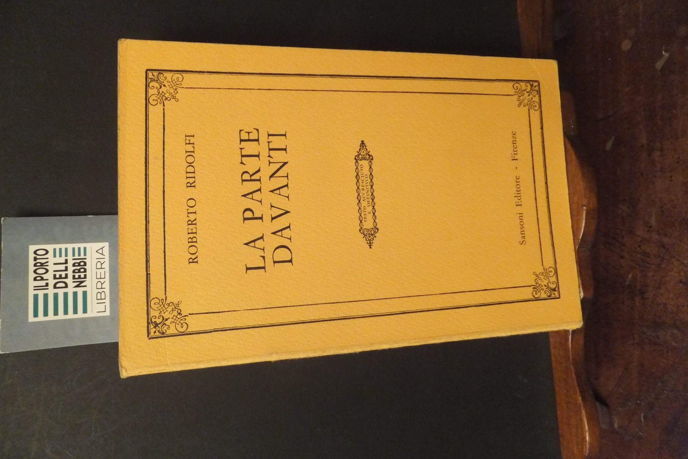 LA PARTE DAVANTI ROBERTO RIDOLFI