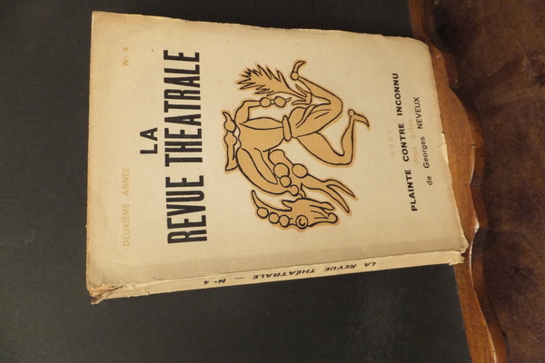 LA REVUE THEATRALE AVEC PLAINTE CONTRE INCONNU DEUX ACTES DE …