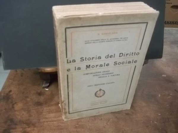 LA STORIA DELDIRITTO E LA MORALE SOCIALE