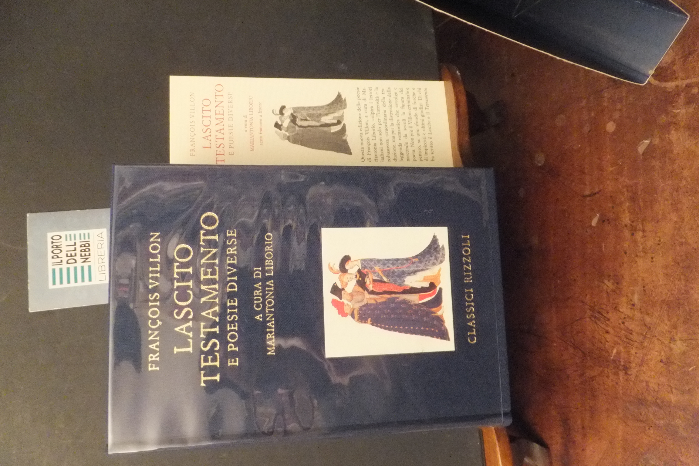 LASCITO TESTAMENTO E POESIE DIVERSE FRANCOIS VILLON
