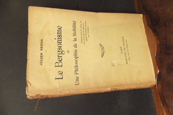 LE BERGSONISME OU UNE PHILOSOPHIE DE LA MOBILITE'