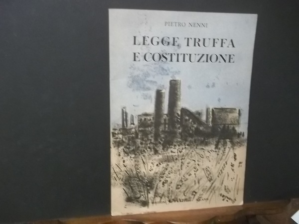 LEGGE TRUFFA E COSTITUZIONE