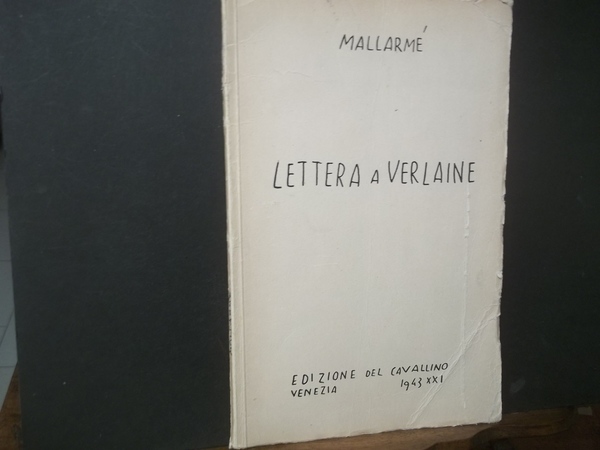 LETTERA A VERLAINE