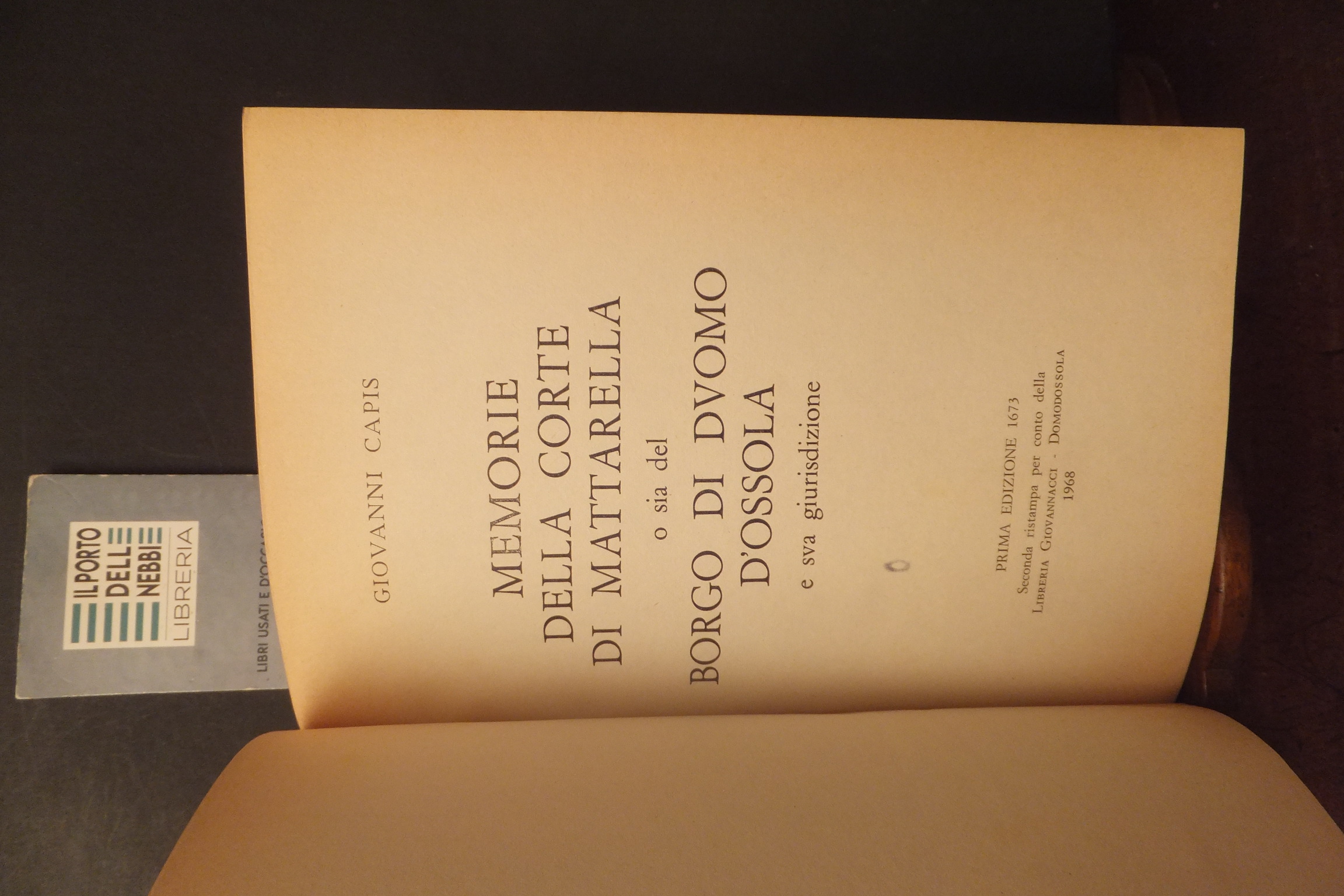 MEMORIE DELLA CORTE DI MATTARELLA O SIA DEL BORGO DI …