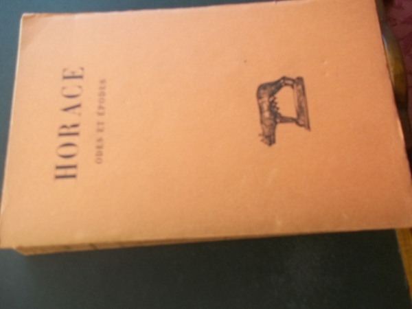 ODES ET EPODES TOME I