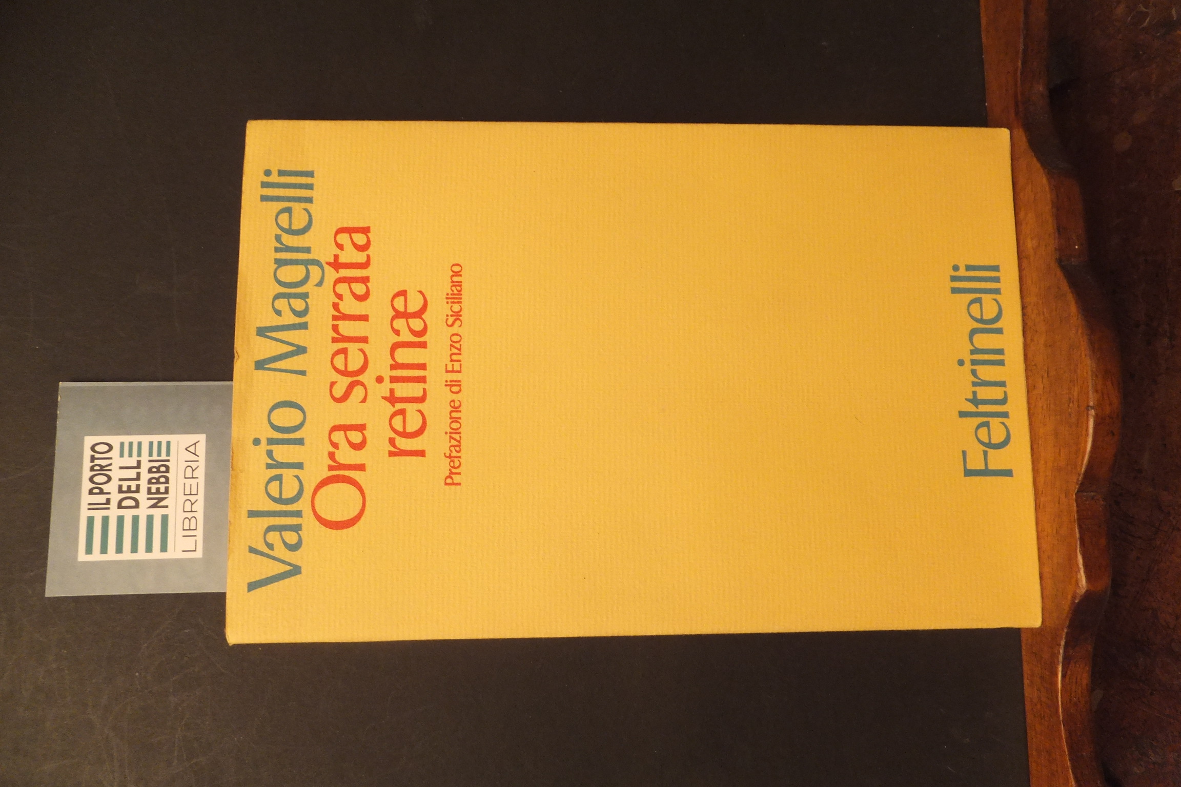 ORA SERRATA RITINAE VALERIO MAGRELLI