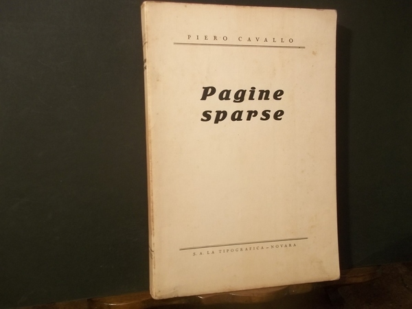 PAGINE SPARSE