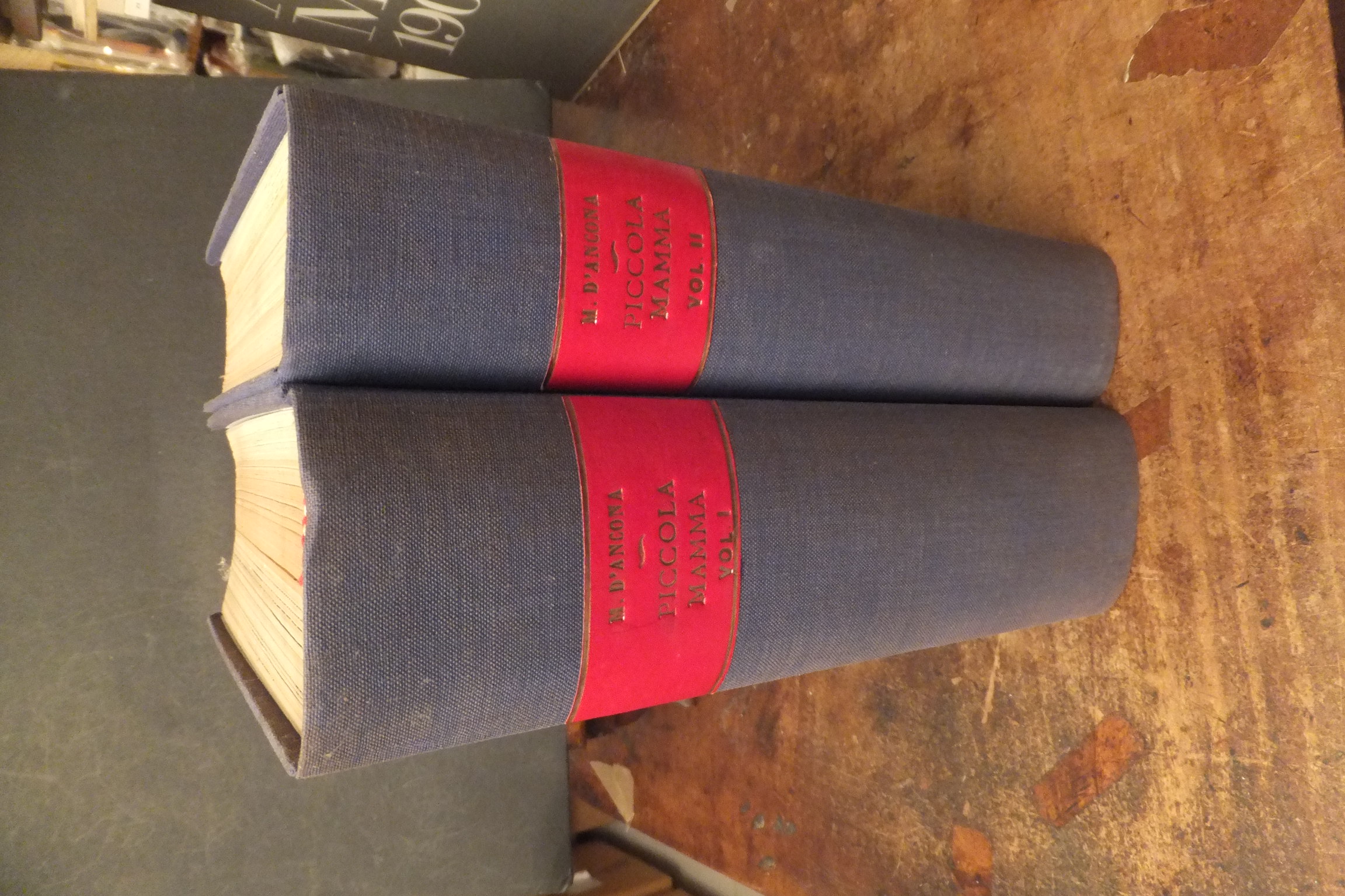 PICCOLA MAMMA M. D'ANCONA FASCICOLI RILEGATI IN 2 VOLUMI - …