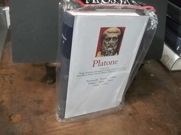PLATONE PARMENIDE TEETETO SOFISTA POLITICO FILEBO TIMEO CRIZIA LETTERE - …