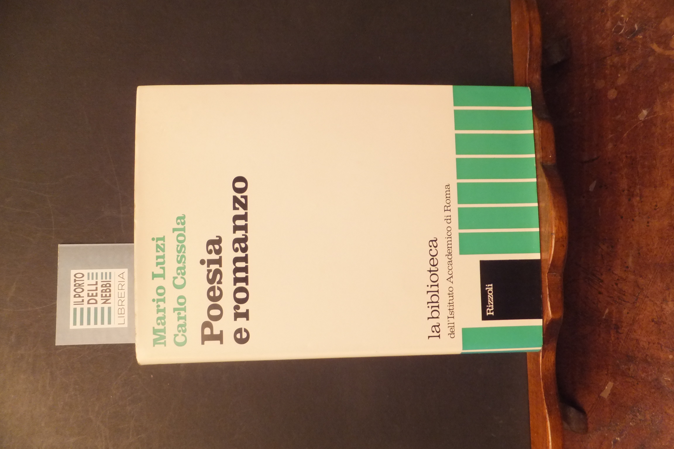 POESIA E ROMANZO MARIO LUZI CARLO CASSOLA