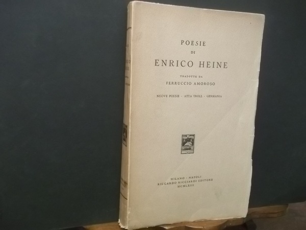 POESIE DI ENRICO HEINE