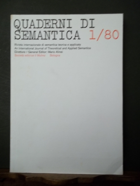 Quaderni di semantica 1/80.