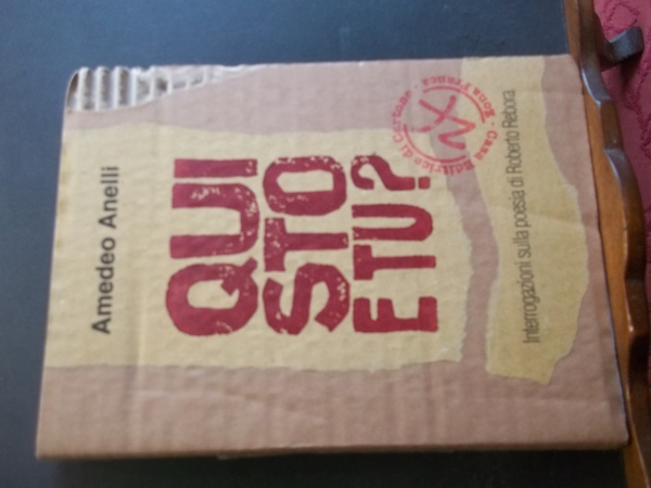 QUI STO E TU? INTERROGAZIONI SULLA POESIA DI ROBERTO REBORA