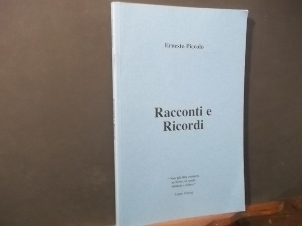 RACCONTI E RICORDI
