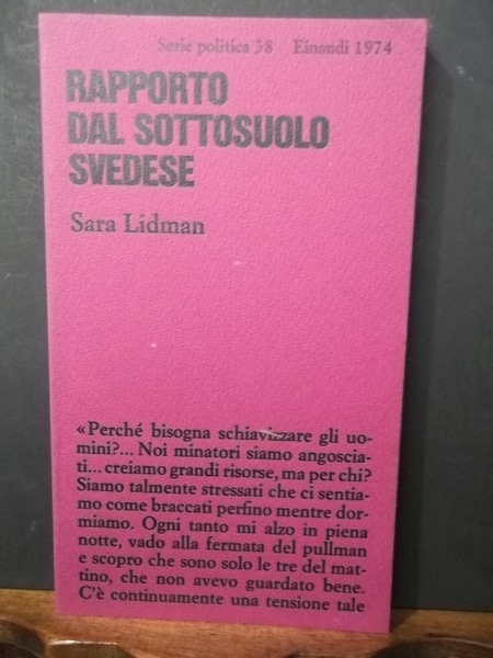 Rapporto dal sottosuolo svedese