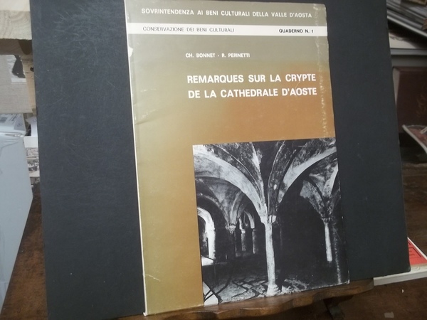 REMARQUES SUR LA CRYPTE DE LA CATHEDRALE D'AOSTE